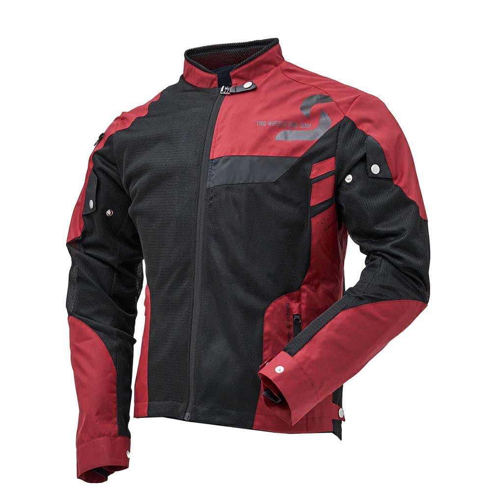 Amazon | [南海部品] バイク用ジャケット SDW-4148 レッド